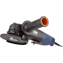 AGM1060S Angle Grinder 750W - 115mm - Paddle Switch - Spindle Lock - Soft Grip and Side Handle - Incl. Accessories