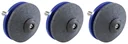 Sharpener for garden tools, 3 pieces in a set