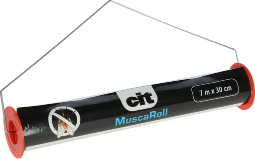 "MuscaRoll fly reel, metal holder, 7 m x 30 cm image"