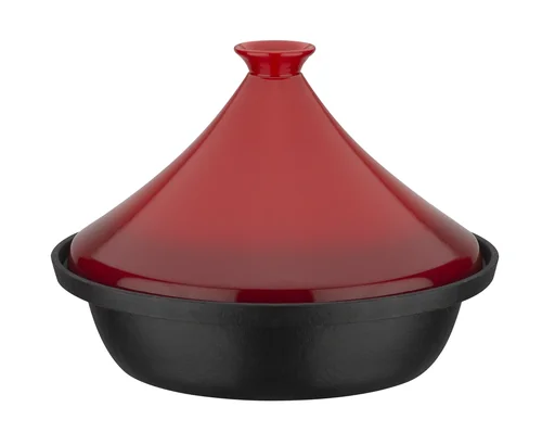 "Tajine 2-color, red - oriental pan with lid image"