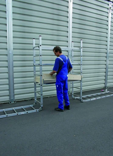 "Aluminum articulated scaffolding (max. working height approx. 4.85 m) image"