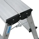 “ROLLY” DOUBLE FOLDING STEP ALUMINUM NATURAL 2x2 STEPS