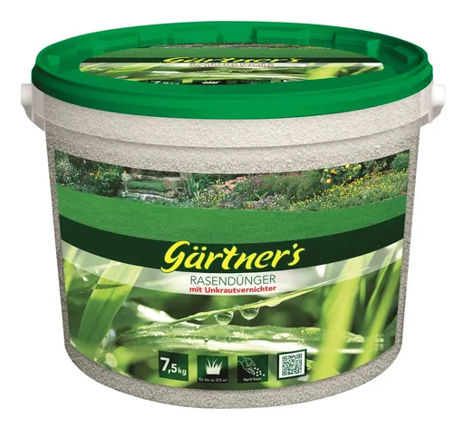 "Lawn fertilizer with weed killer 7.5 kg image"