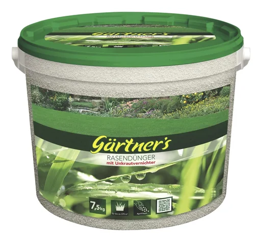 "Lawn fertilizer with weed killer, 7.5 kg image"