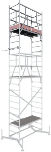 "MONTO ClimTec aluminum scaffolding, 2nd level, working height approx. 7.00 m image"