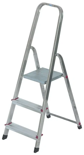 "CORDA STEP LADDER ALUMINUM 3 STEPS image"