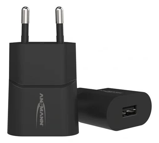 "Thuislader HC105 – 5W USB-voedingsadapter, 1x USB-poort, 5V DC, zwart image"