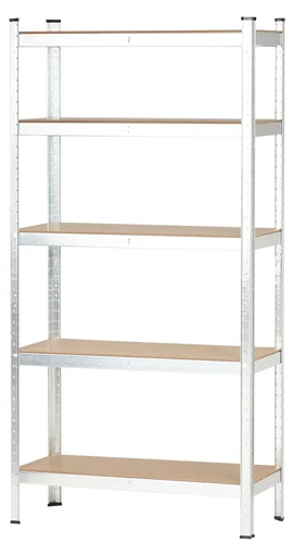 "Heavy-duty shelving 175 kg per shelf, silver image"