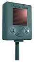 Solar bird repeller with ultrasound & flash light