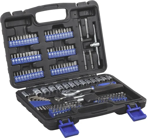 "Socket and bit set 132 pieces image"