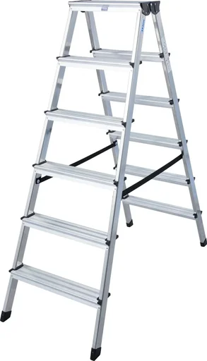 "“DOPPLO” STEP DOUBLE LADDER 2x6 STEPS image"