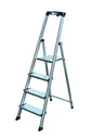 Sepuro stepladder, aluminum 5 steps with safety bar