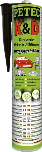 "Bodywork adhesive and sealant, black, 310 ml image"