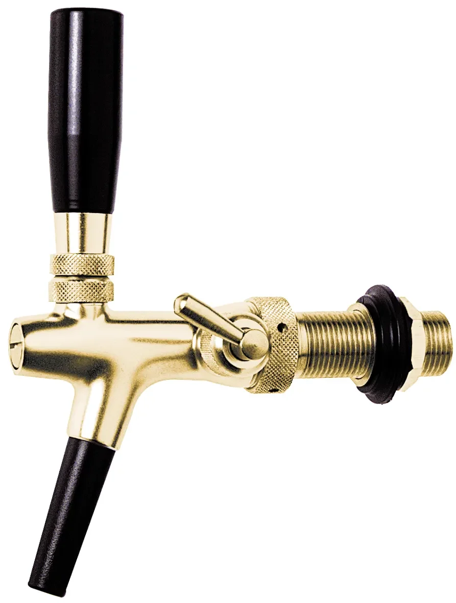 "Tapkraan bierkraan compensatorkraan zelfsluitend - versie 10 mm, verguld, draadlengte: 35 mm image"