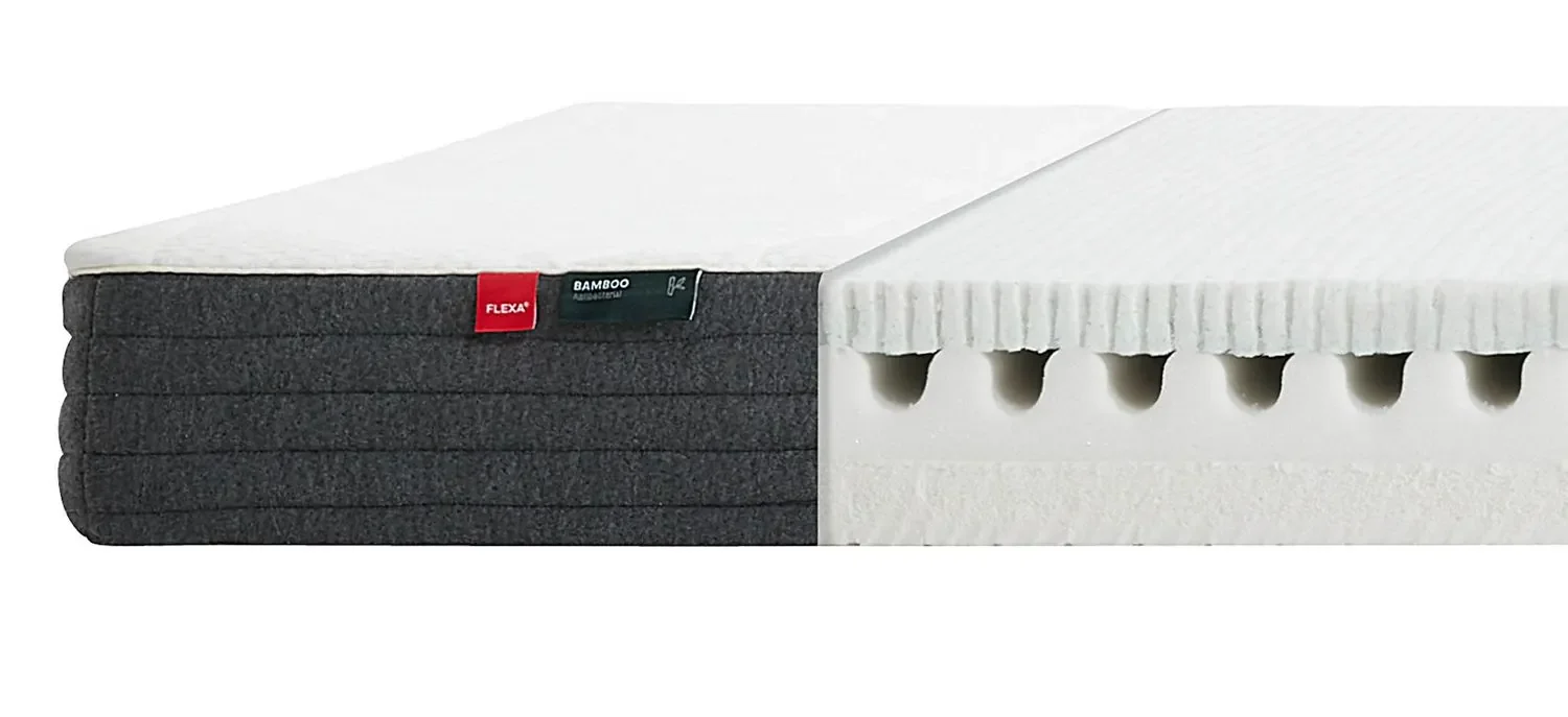 Flexa Matratze Sleep mit Bambusbezug 120x200 cm