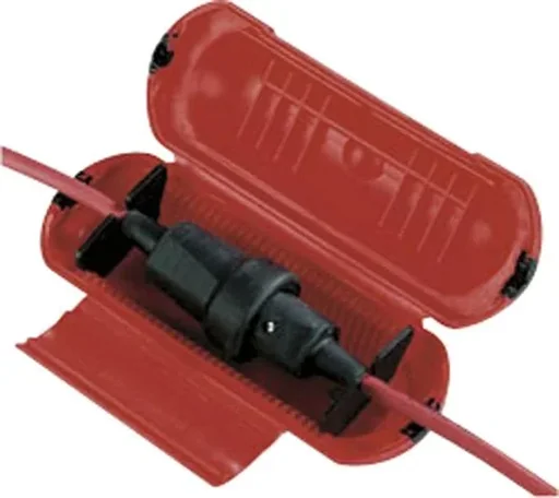 "Cable connection - protective box for plug connections, 2 pieces image"