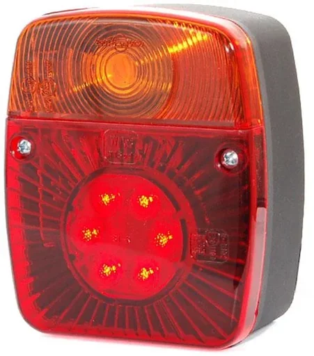 "Tail light with LED bulb for trailers and towing vehicles l/r image"