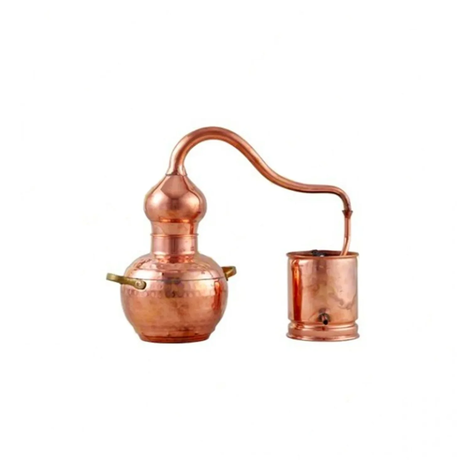"Alambiek, Distilleerketel, Distillatie apparaat - Alembic, koper 1L image"