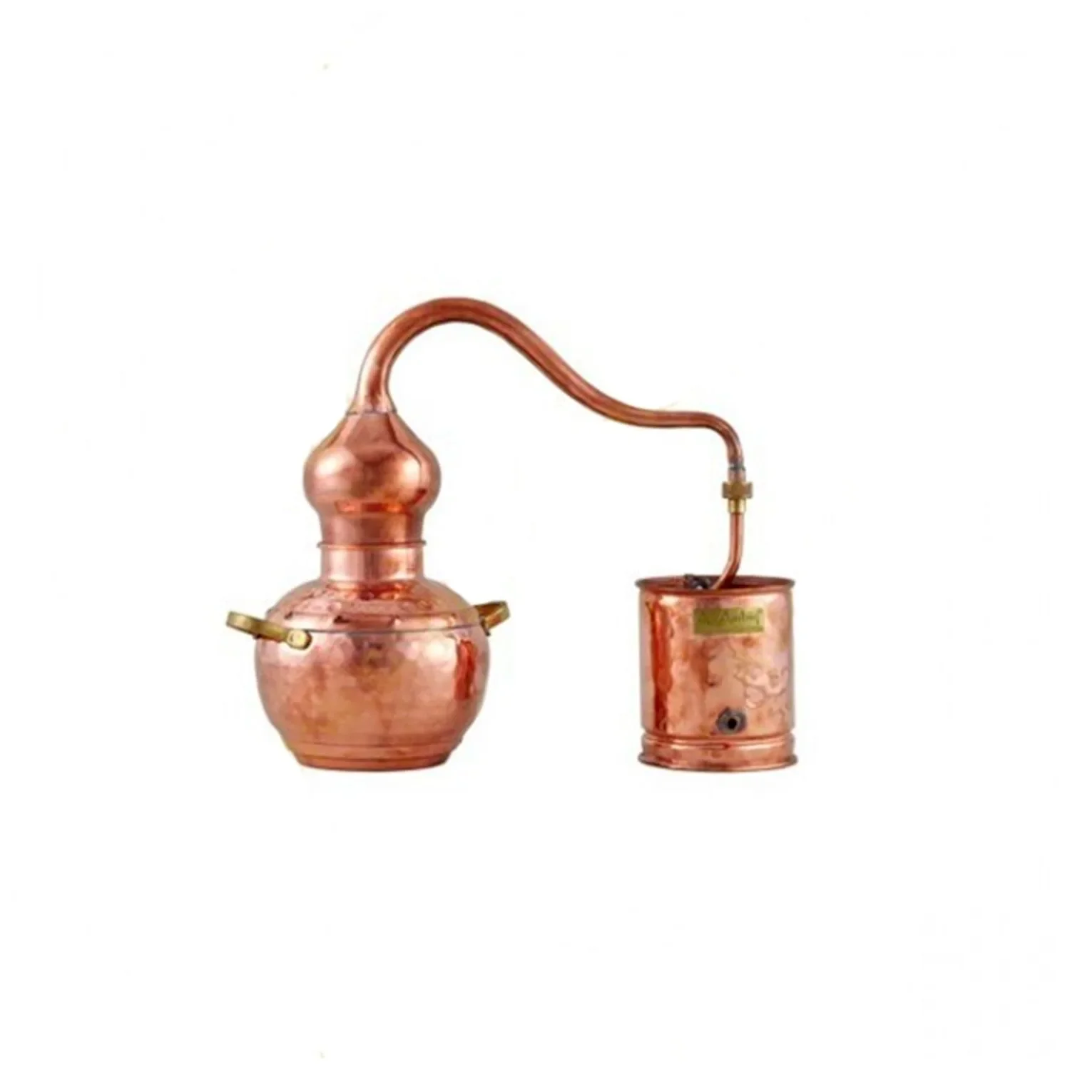 "Alambiek, Distilleerketel, Distillatie apparaat - Alembic Premium, koper 1L image"
