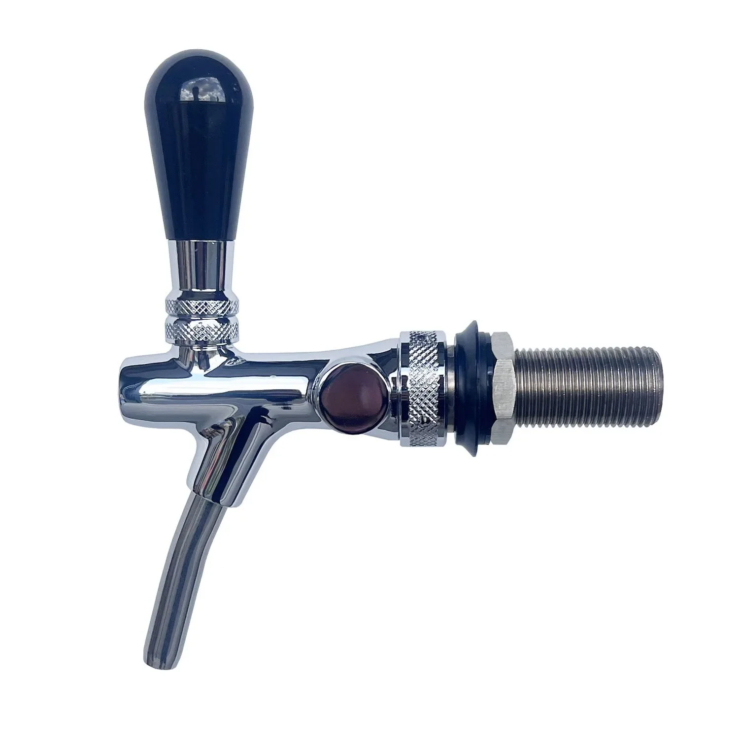 "Tapkraan, bierkraan, stempelhane verchroomd - versie 7 mm, zelfsluitend, draadlengte: 35 mm image"