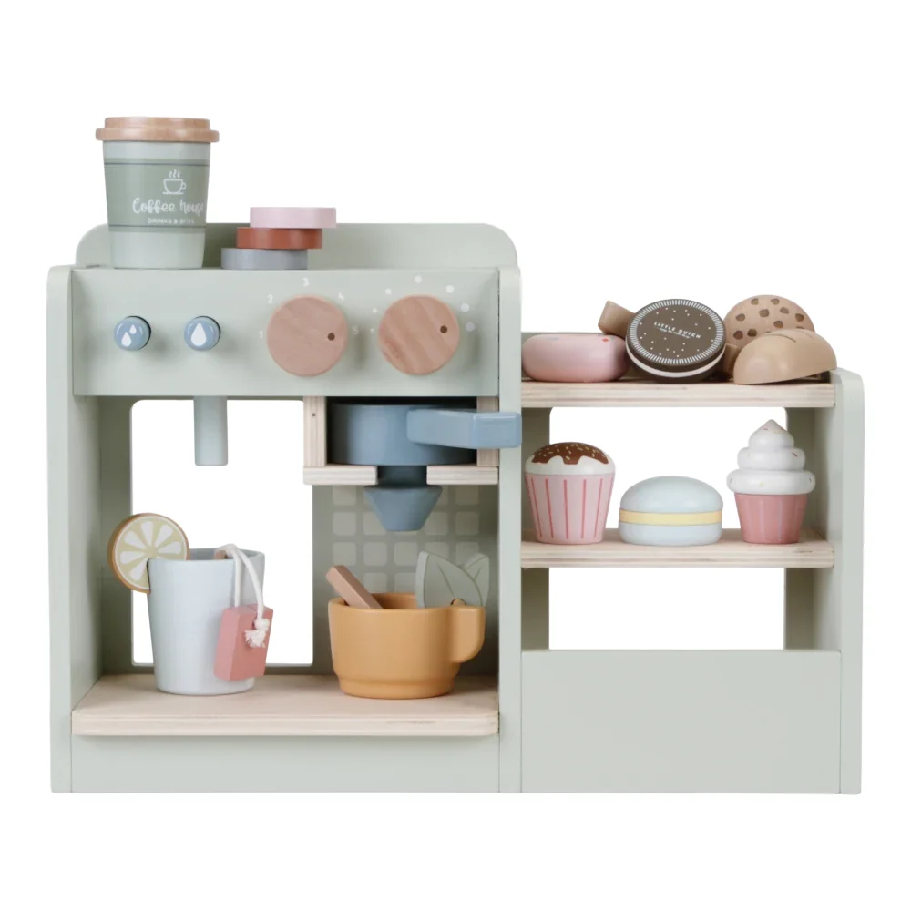 "Little Dutch houten speelkeuken groot koffiezetapparaat image"