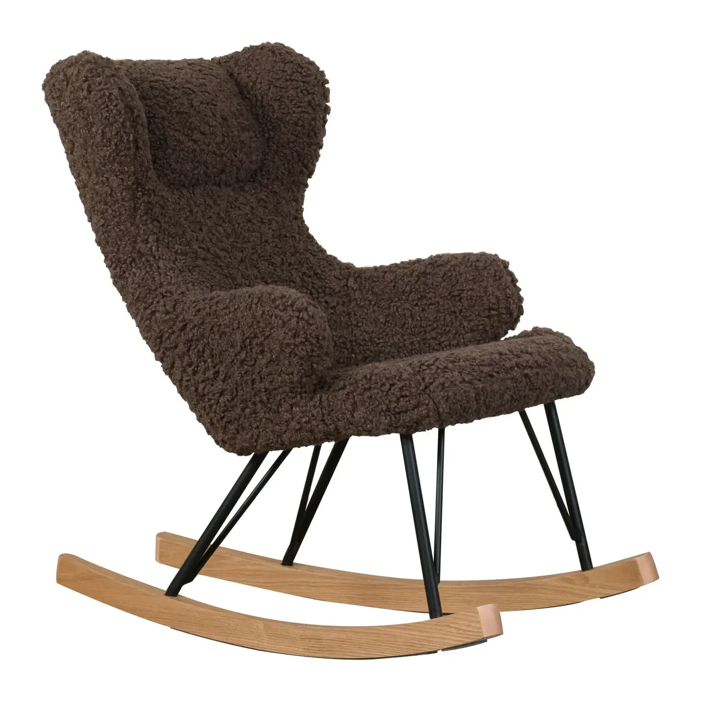 "Quax schommelstoel, fauteuil voor borstvoeding - De Luxe, Kleur: bizon image"
