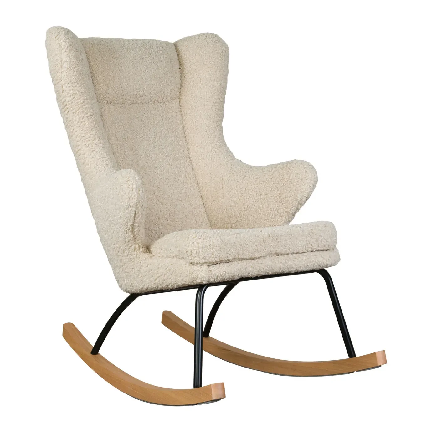 "Quax schommelstoel, fauteuil voor borstvoeding - De Luxe, Kleur: Schaap image"