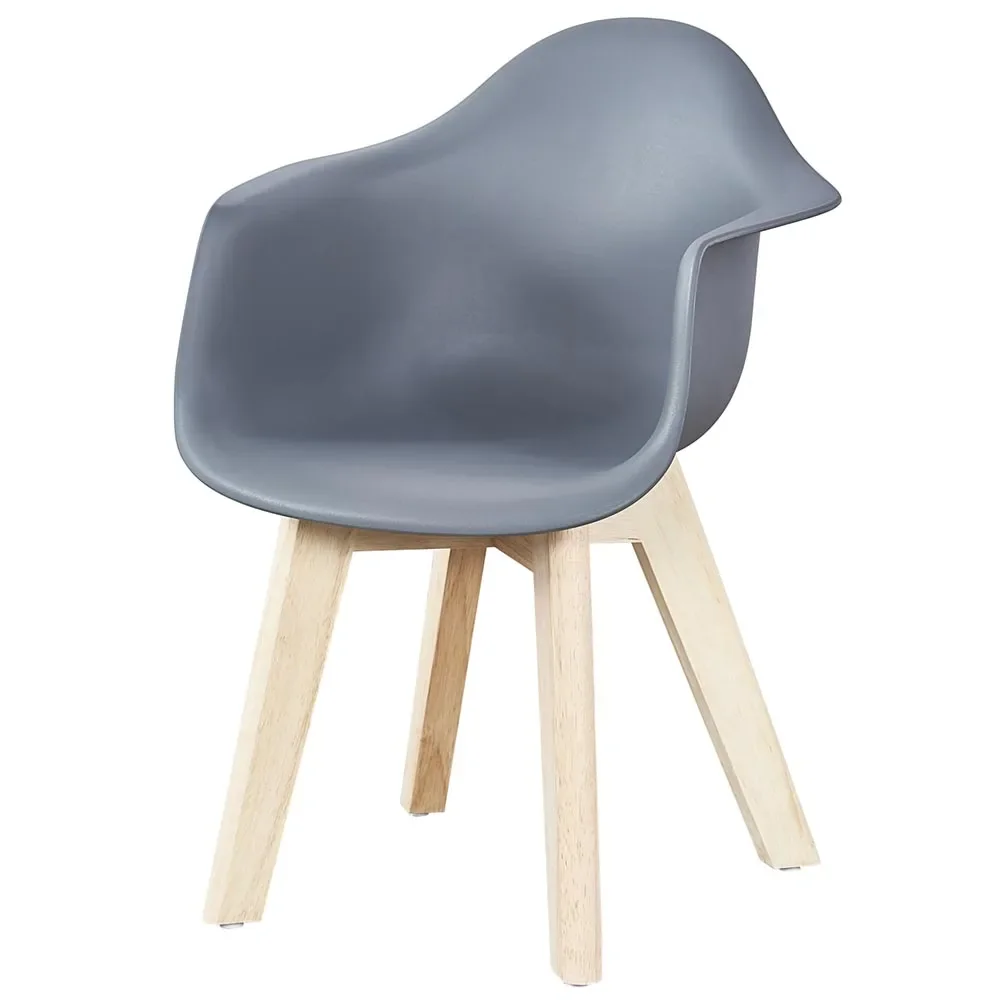 Quax Kinder Schalenstuhl 2er Set grau