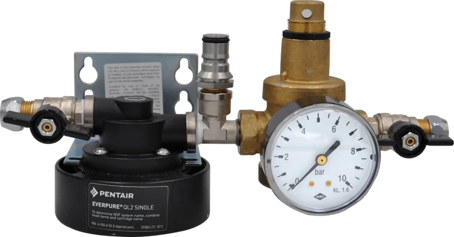 "Waterfilter, Waterzuiveringssysteem - QL3 met drukregelaar image"