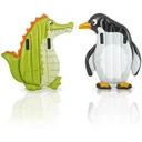 Inflatable swimming board crocodile