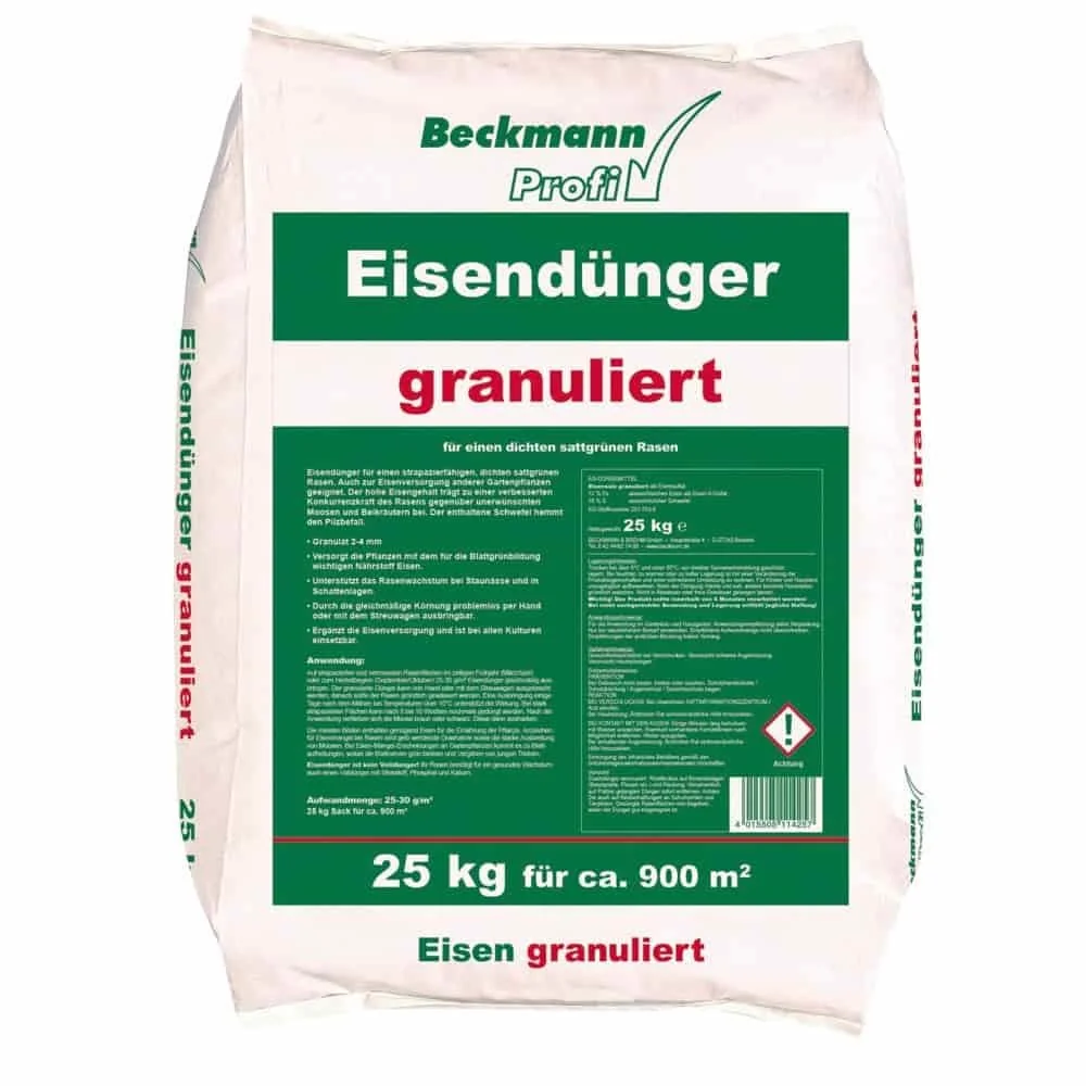 "Ijzer meststof 25 kg, gazon ijzer, granulaire 2-4mm, voor ca. 900m² image"