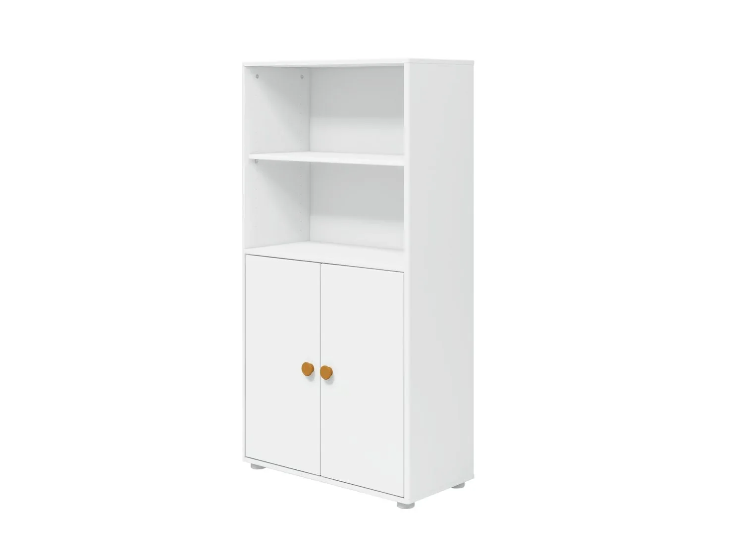 Flexa Bücherregal Midi Weiß Senf
