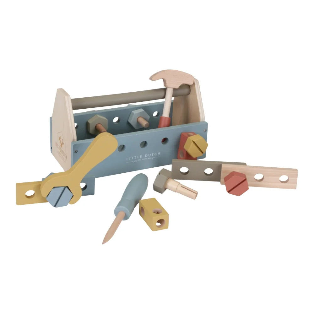 "Little Dutch houten speelgoed kinder gereedschapskist image"