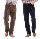 5-pocket corduroy trousers, brown, size 48