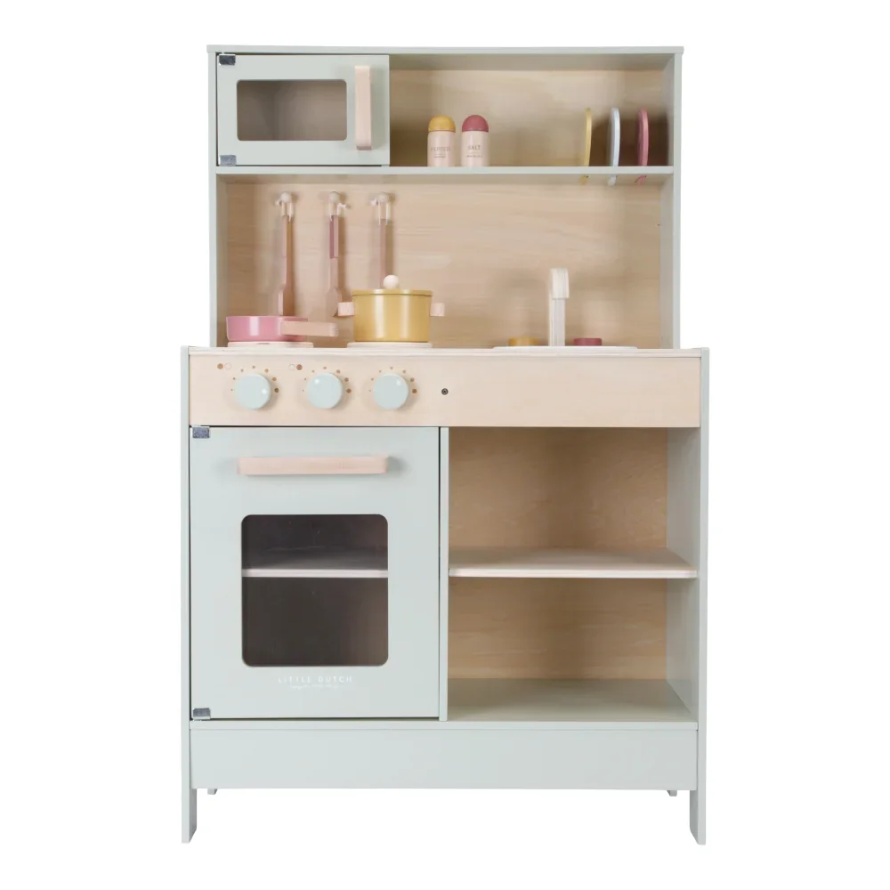 Little Dutch houten speelgoed keuken mint