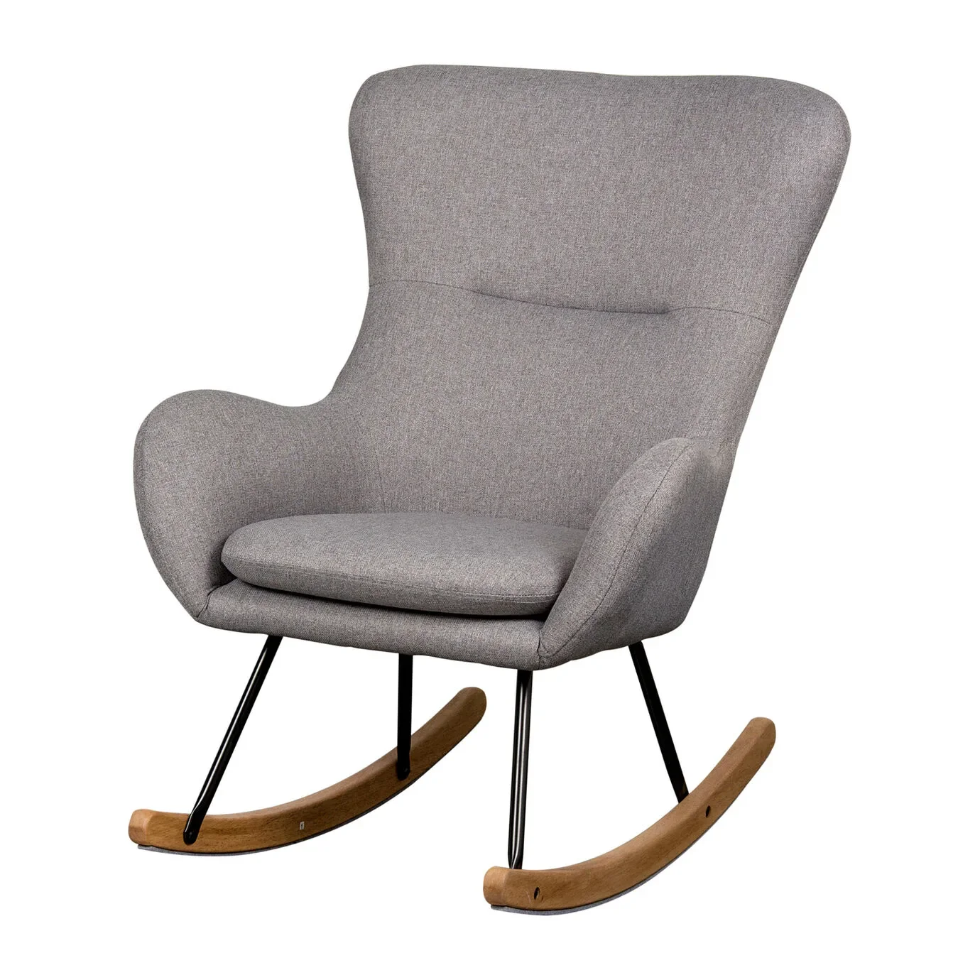 "Quax schommelstoel, fauteuil voor borstvoeding - Basic, Kleur: Donkergrijs image"