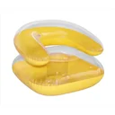 Inflatable chair yellow