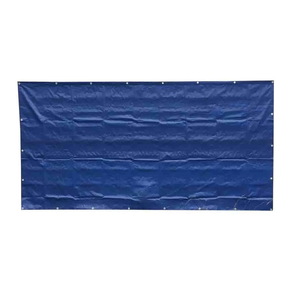 "Bouwhekzeil 160g/m² PE Blauw 1,76x3,41m - Privacy & Windbescherming voor Bouwplaats image"