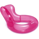 Transparent colored deck chair-pink