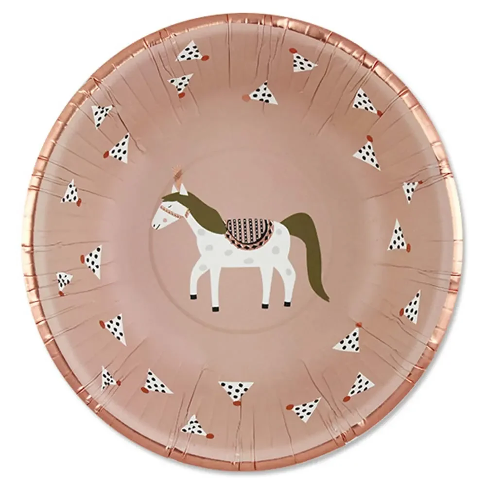"Ava & Yves kartonnen bowl set circus paard image"