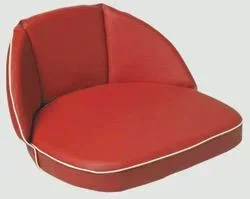 "Tractor and tractor seat cushion, 25 cm back, strap, red image"