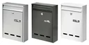 Mailbox steel-painted Pocket 5871 W white