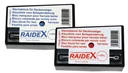 Wachsfarbblock RAIDEX, rot