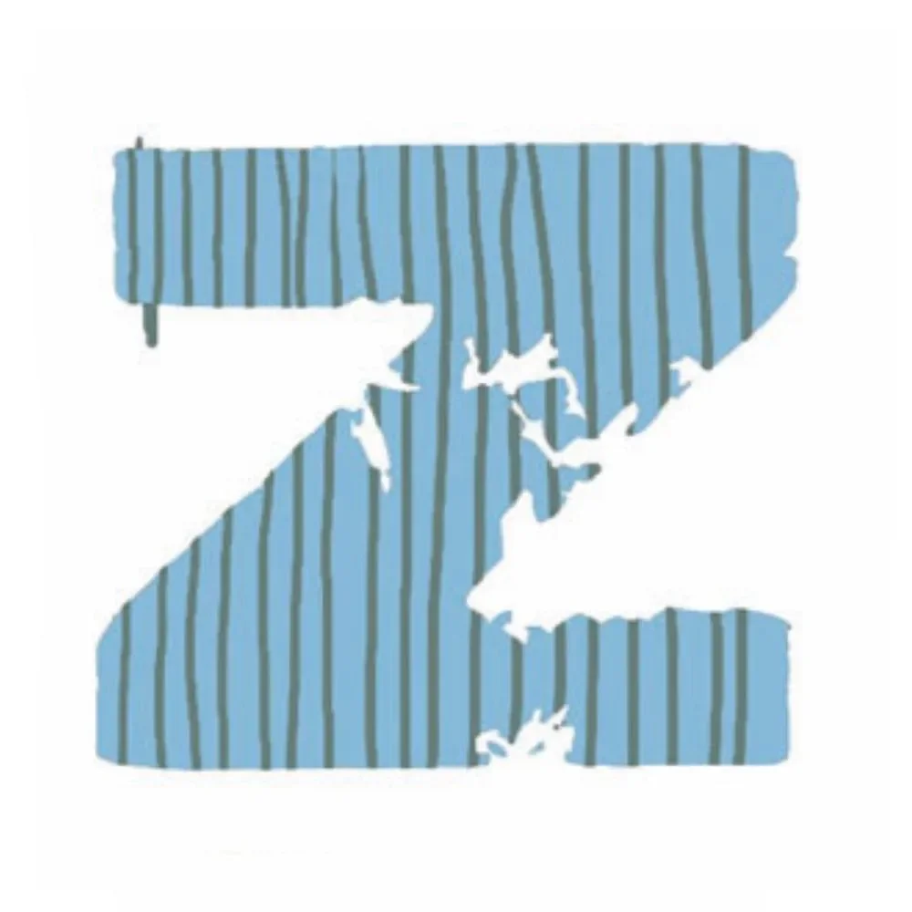 "Lilipinso sticker blauwe letter z image"