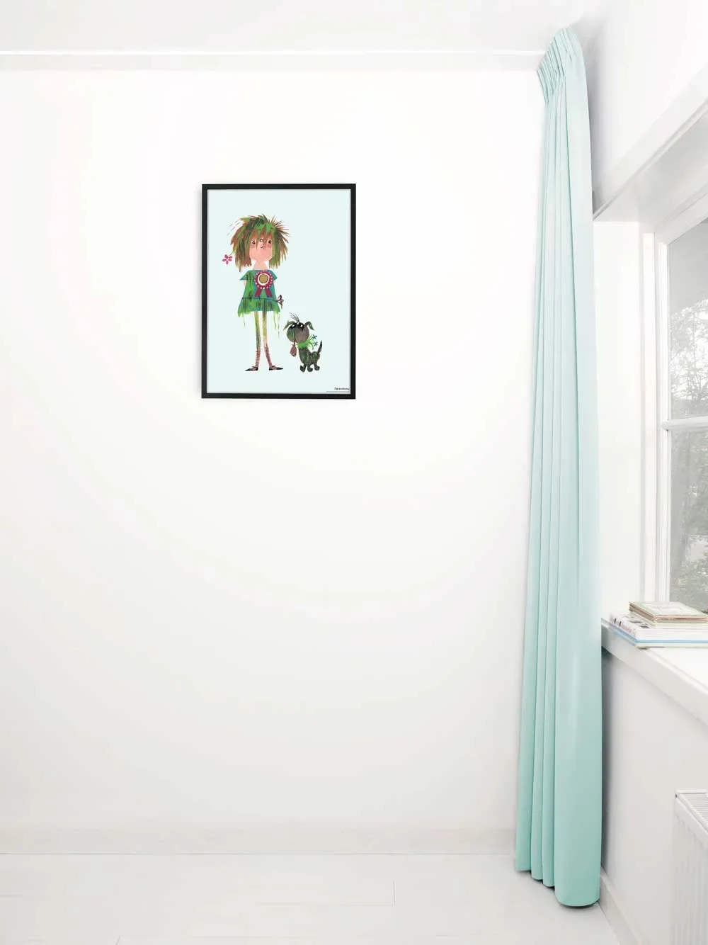 "Kek Amsterdam poster meisje & hond image"