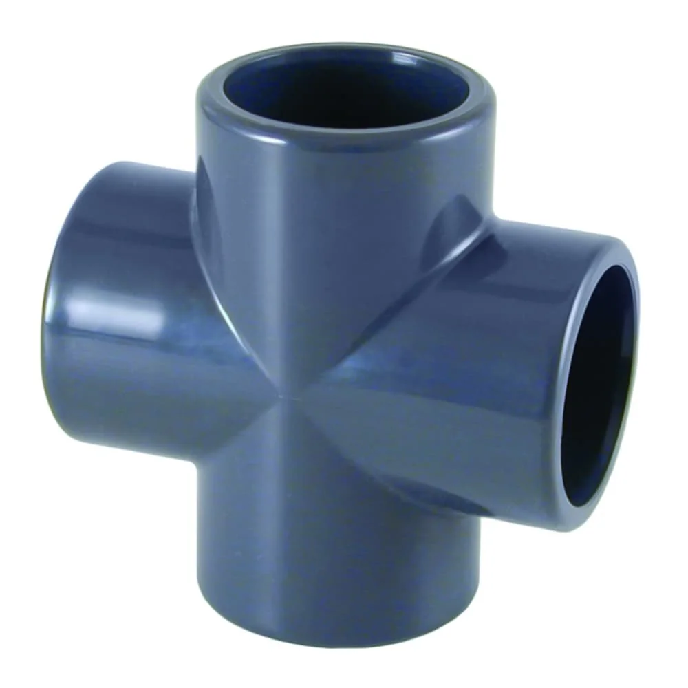 PVC-U Kruismuffe 50 mm PN16, PVC Fitting, Buiskoppeling