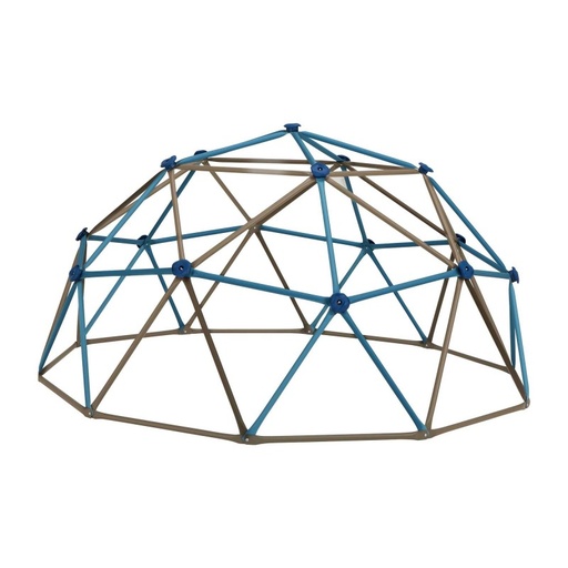"Klimrek Geodome 274×274×137 cm bruin – vrijstaand, zonder fundering image"