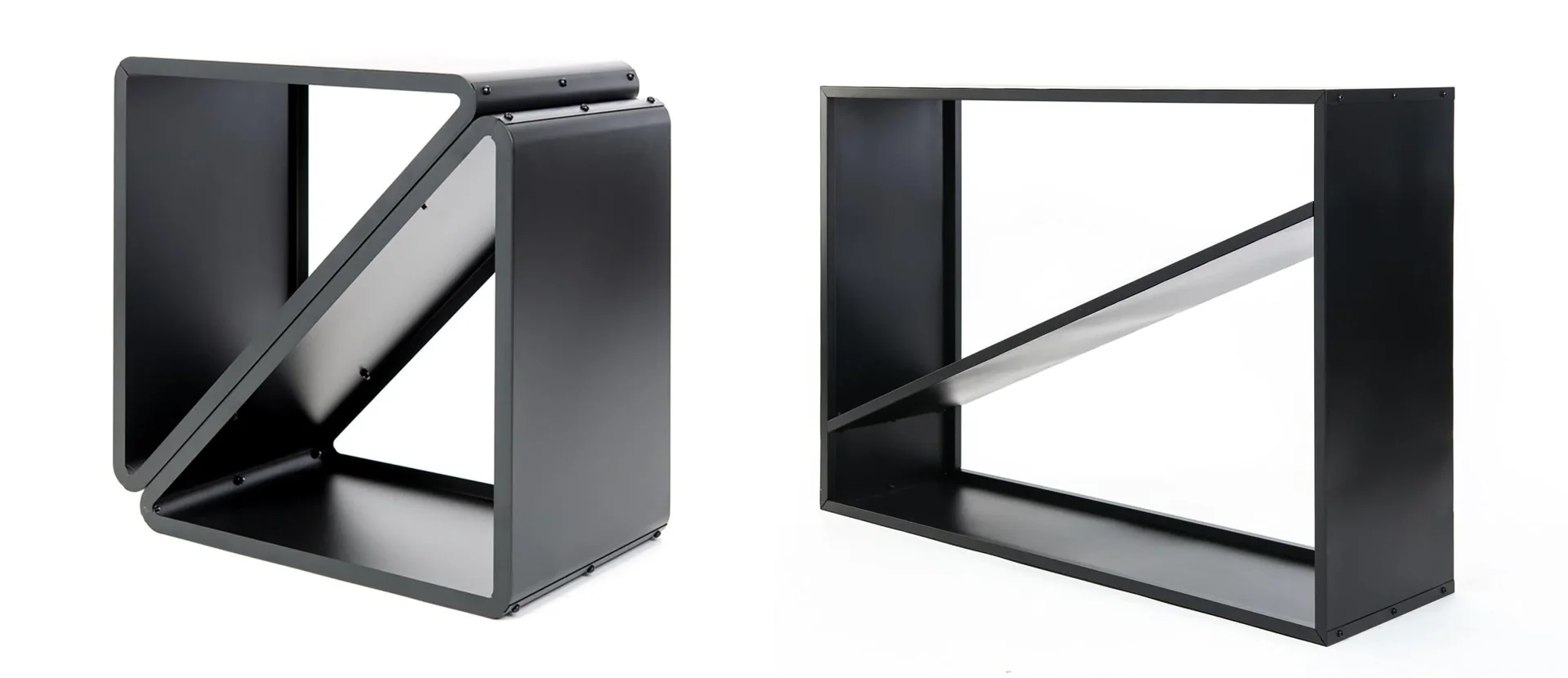 Westmann Houtopslagrek 57x35,5x56 cm Zwart