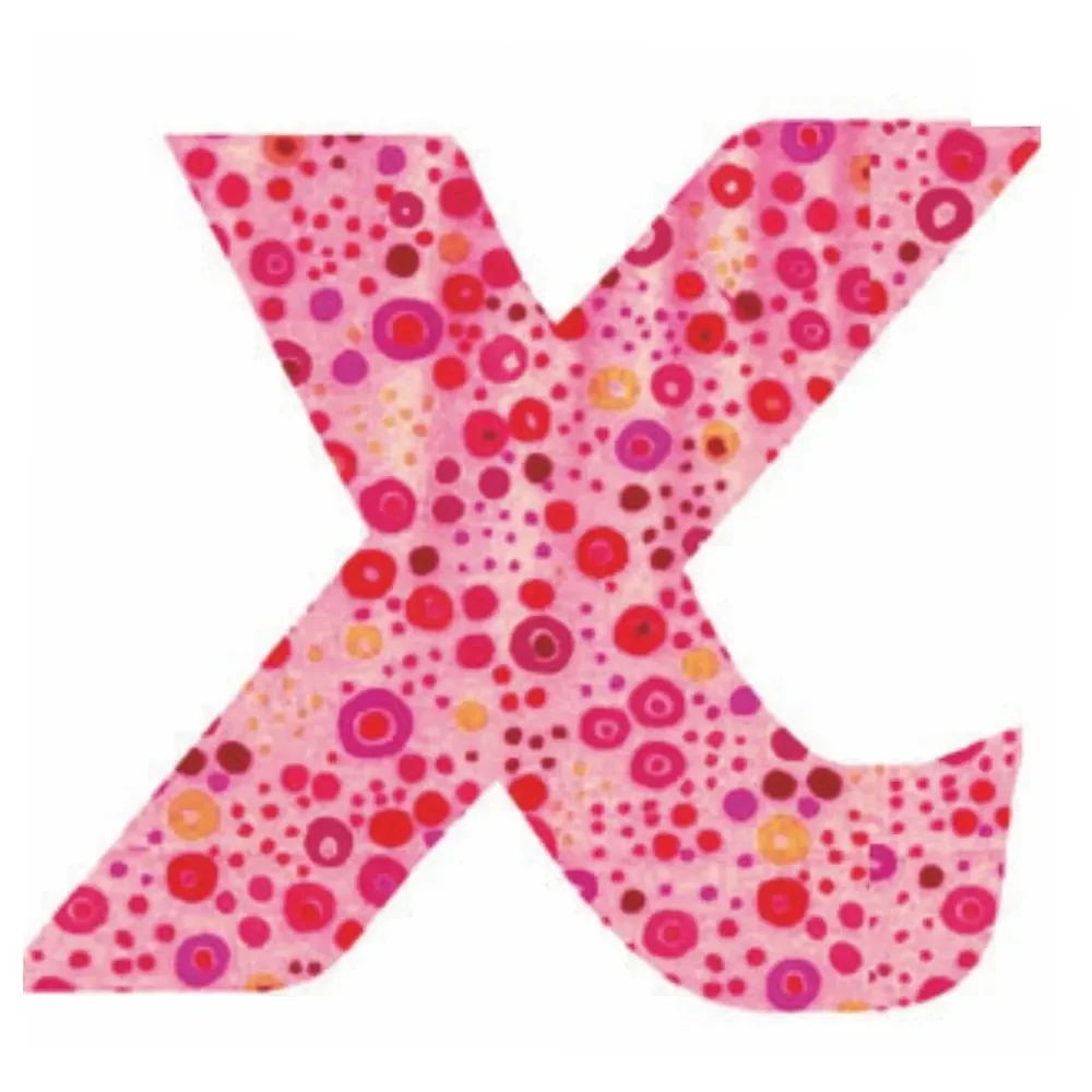"Lilipinso Sticker roze letter x image"