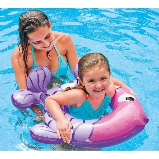 "Fish-Shaped Swimming Ring-Pink image"